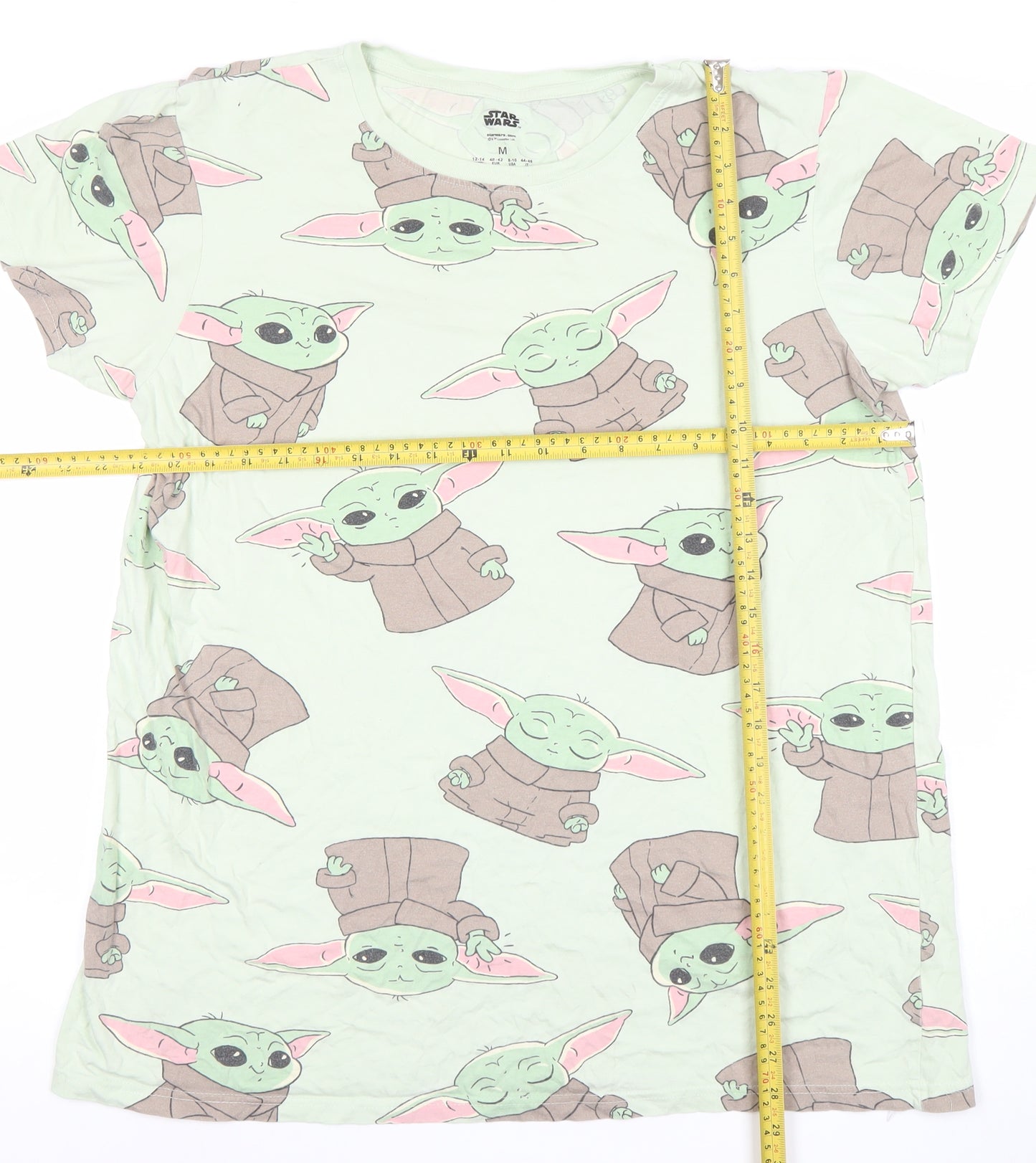 Star Wars Women Green The Child Nightshirt Size M 12-14