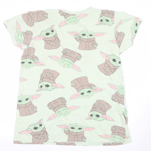 Star Wars Women Green The Child Nightshirt Size M 12-14