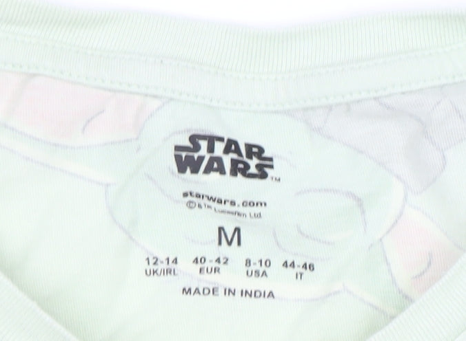Star Wars Women Green The Child Nightshirt Size M 12-14