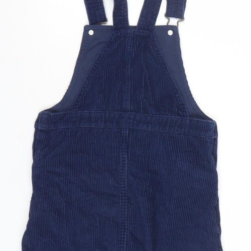 John Lewis Girls Blue Corduroy Pinafore Dress 6 Years Adjustable Straps
