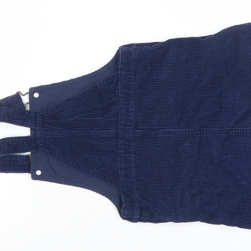 John Lewis Girls Blue Corduroy Pinafore Dress 6 Years Adjustable Straps