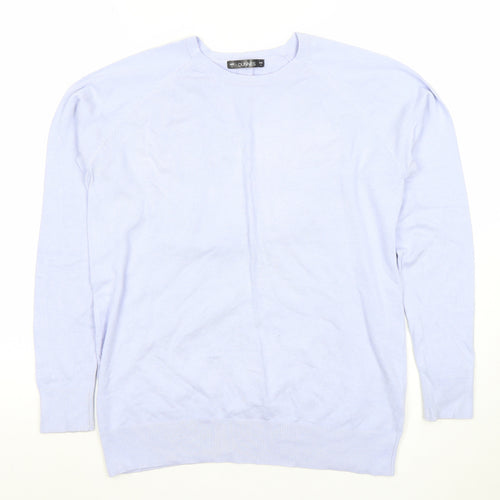 Dunnes Women’s Lavender Crew Neck Long Sleeve Pullover Jumper Size L