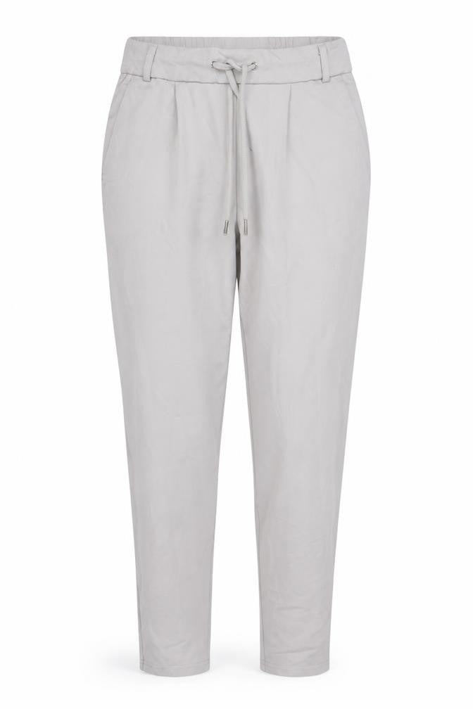 Amisu Womens Grey Jogger Trousers Size 6 Elastic Waist Lightweight