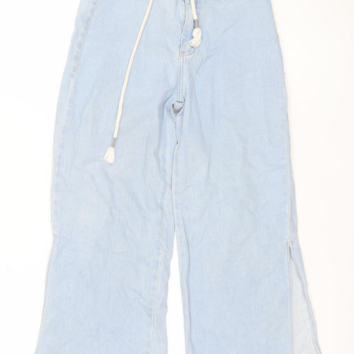 Pool Jeans Women's Blue 34 High Rise Wide-Leg Denim Jeans