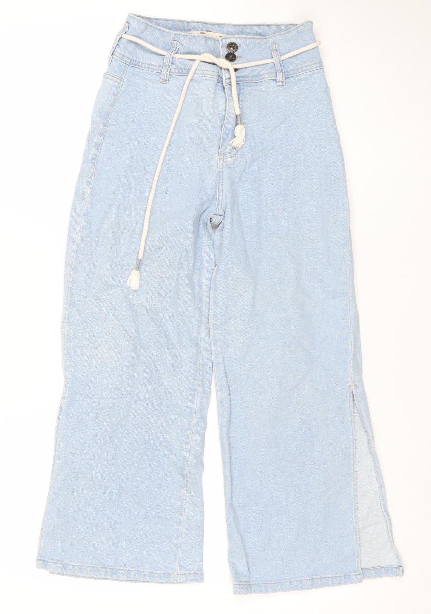 Pool Jeans Women's Blue 34 High Rise Wide-Leg Denim Jeans