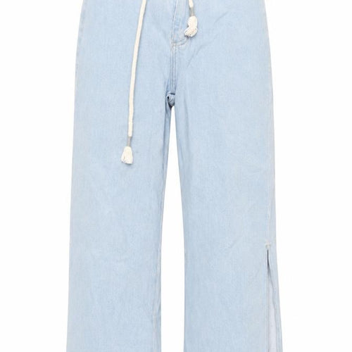 Pool Jeans Women's Blue 34 High Rise Wide-Leg Denim Jeans