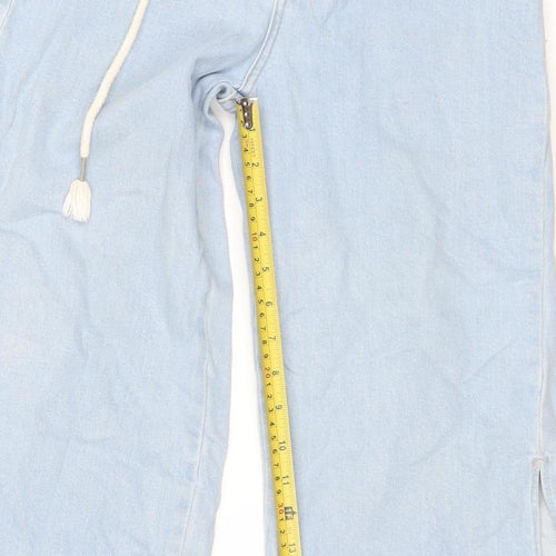 Pool Jeans Women's Blue 34 High Rise Wide-Leg Denim Jeans