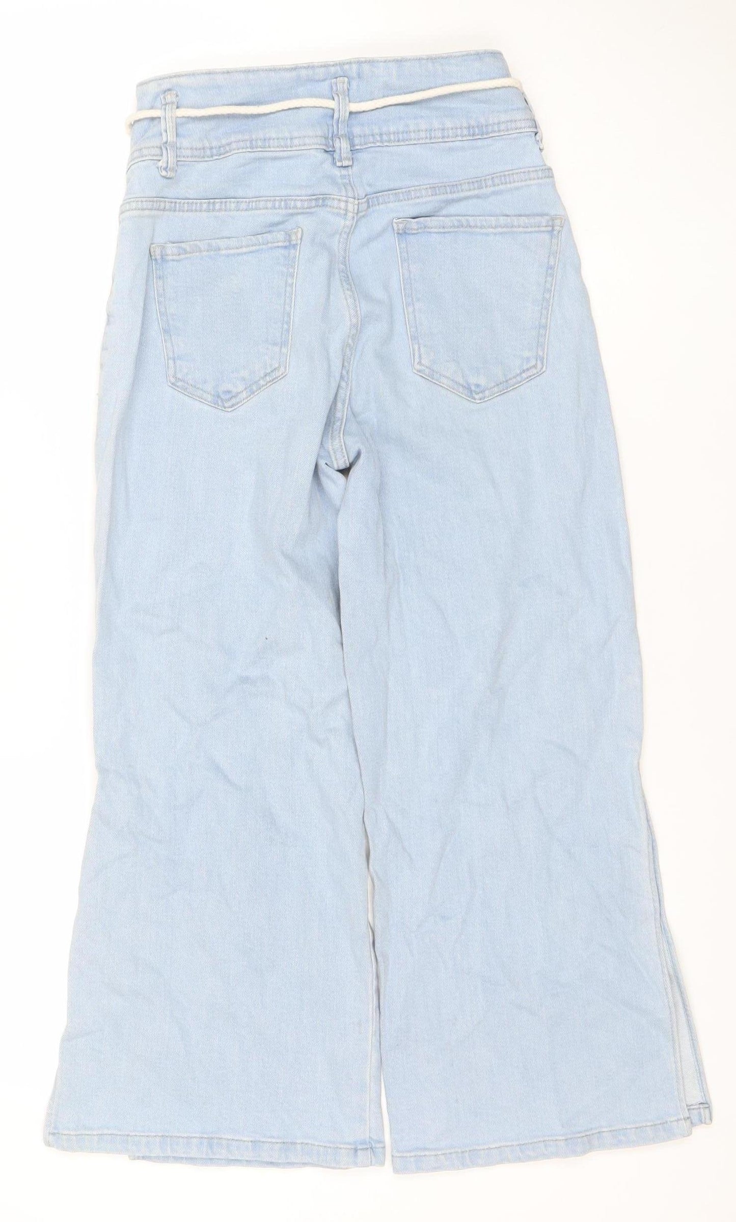 Pool Jeans Women's Blue 34 High Rise Wide-Leg Denim Jeans