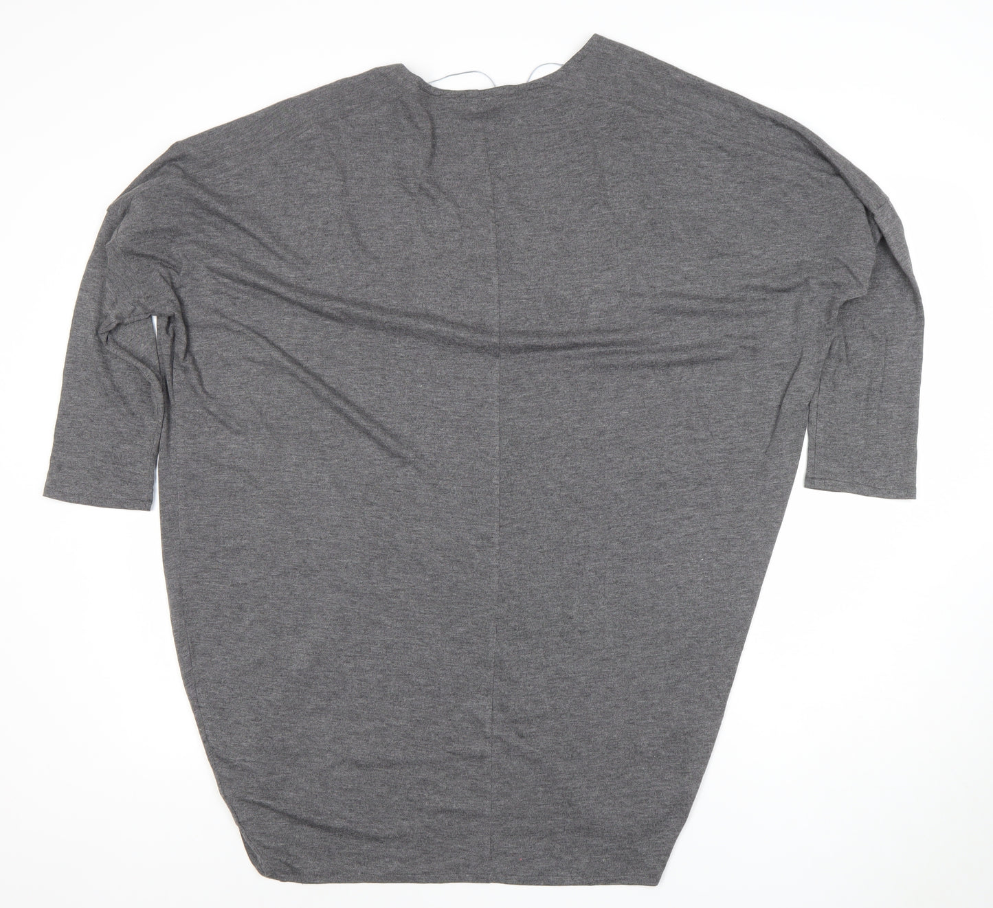 Oasis Women Grey Relaxed Kimono Jersey Top M