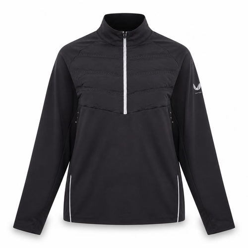 Castore Women's Black XL 1/4 Zip Performance Long Sleeve Top