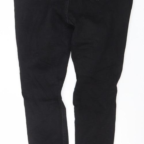 Denim Co. Women's Black Skinny Distressed Jeans Size 18