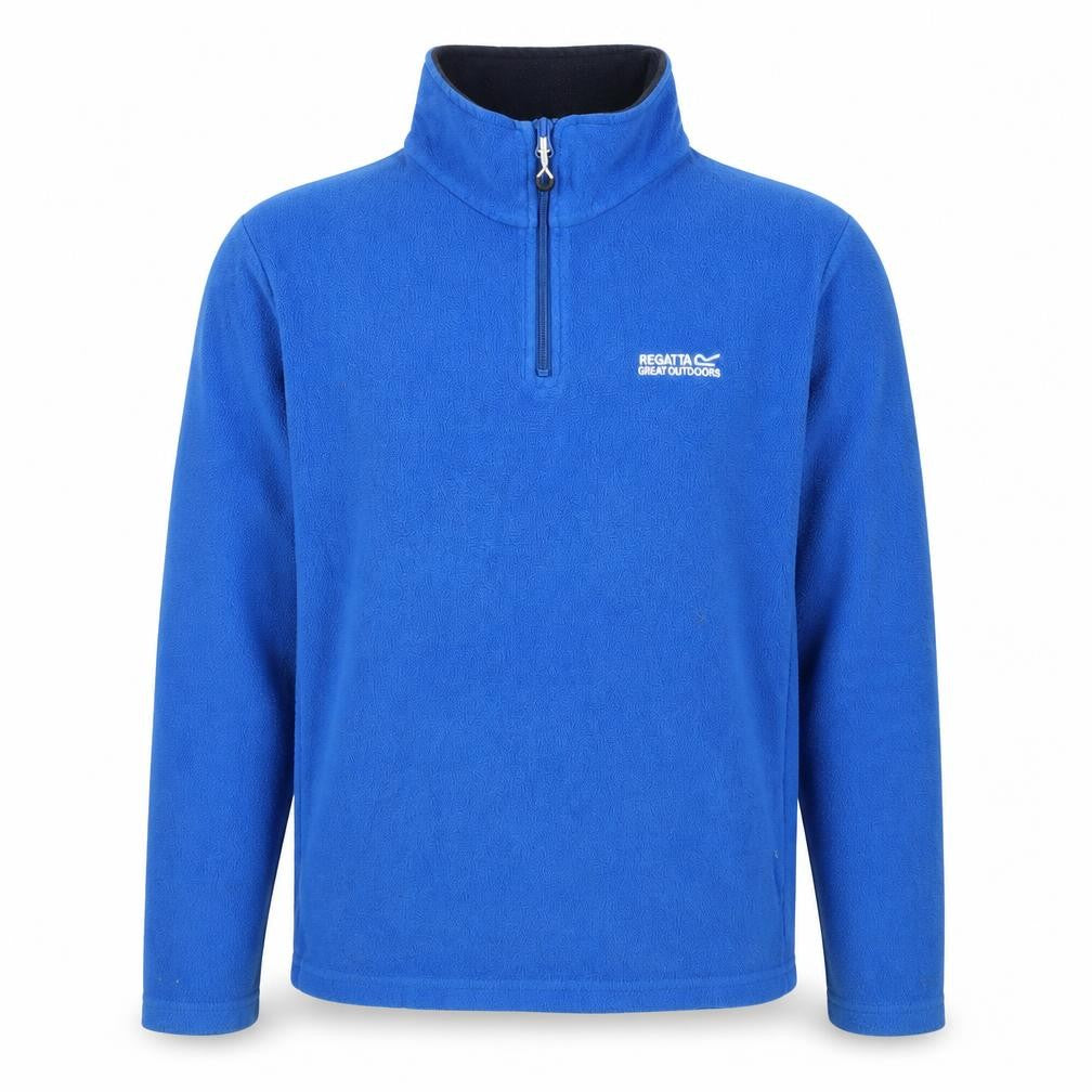 Regatta Men's Blue Fleece 1/4 Zip Pullover Sweatshirt Size S
