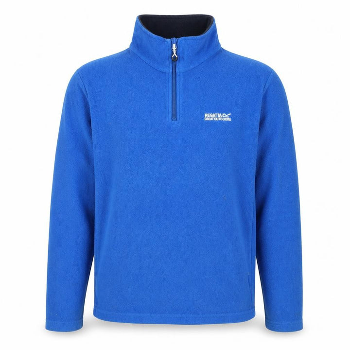Regatta Men's Blue Fleece 1/4 Zip Pullover Sweatshirt Size S