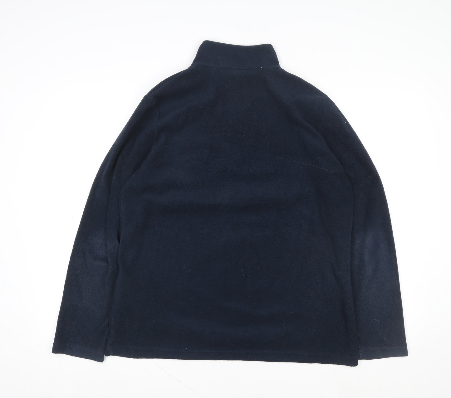 Regatta Mens Blue Fleece 1/4 Zip Pullover Sweatshirt Size L