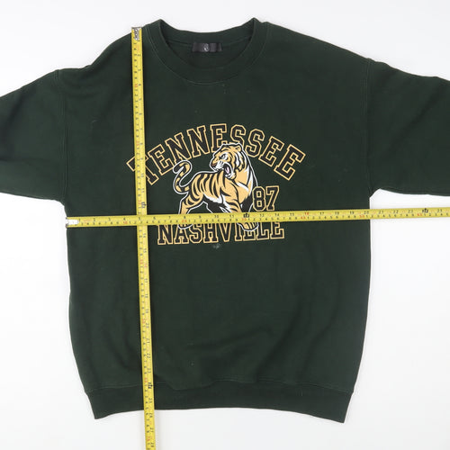 Men’s Green Tennessee Nashville Tiger Graphic Pullover Sweatshirt M