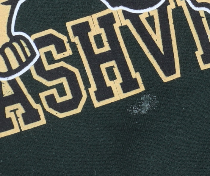 Men’s Green Tennessee Nashville Tiger Graphic Pullover Sweatshirt M