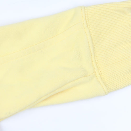Marks and Spencer Women Yellow Crew Neck Long Sleeve Pullover Sweatshirt Size 6