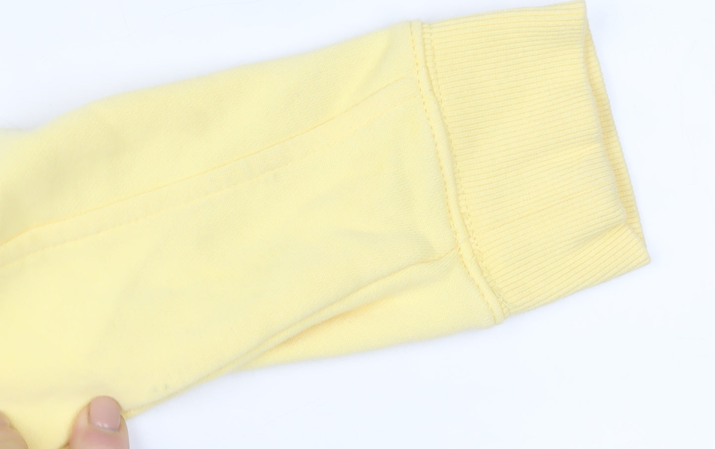 Marks and Spencer Women Yellow Crew Neck Long Sleeve Pullover Sweatshirt Size 6