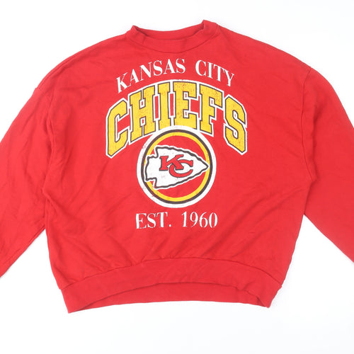 Next Men’s Red Kansas City Chiefs Pullover Sweatshirt XS