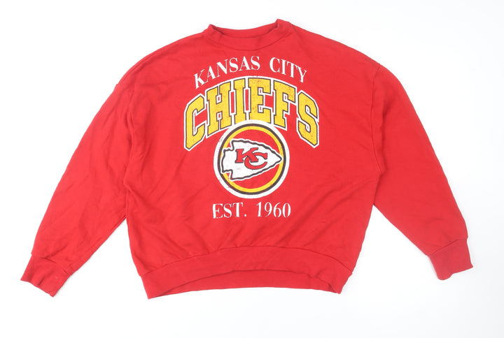 Next Men’s Red Kansas City Chiefs Pullover Sweatshirt XS