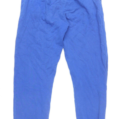 ZARA x Fanta Blue Jogger Trousers Men’s S Cotton Blend Elastic Waist