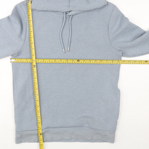 Next Women’s Blue Quilted Pullover Hoodie XS