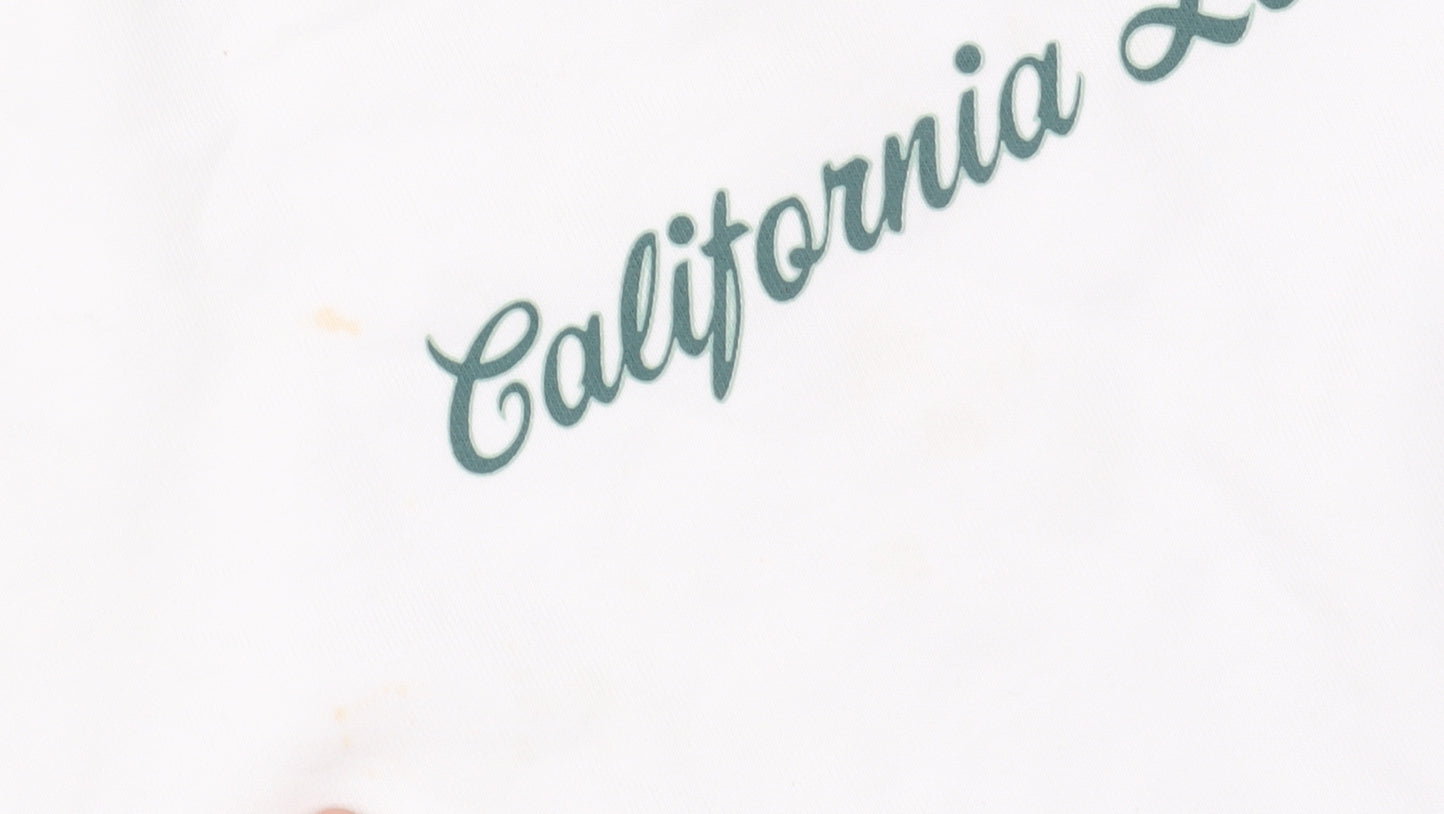 H&M Divided Men's White Graphic Print Athletics Sweatshirt M