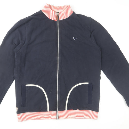 Weekend Offender Men's Blue M Track Jacket Full Zip Cotton