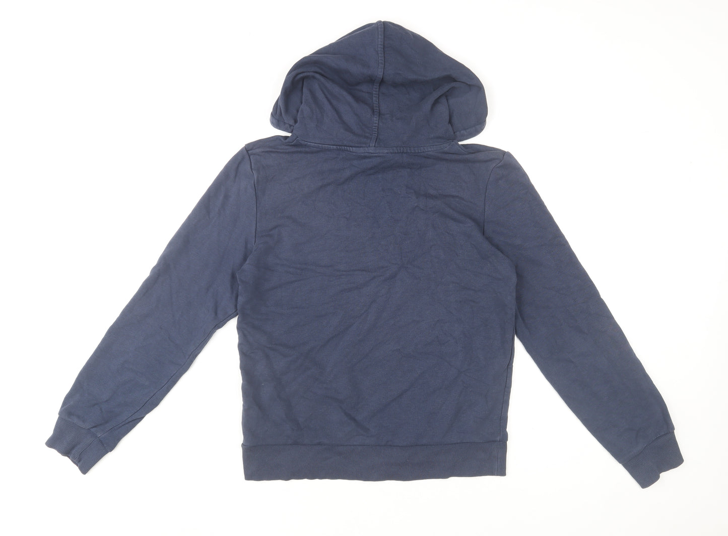 Marks and Spencer Womens Navy Blue Pullover Hoodie Size 8 Cotton Blend