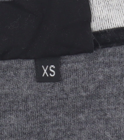 5 Preview Women Grey Pullover Sweatshirt XS Wool Cotton Blend Dog Print