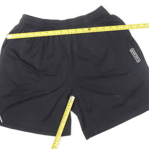 Le Coq Sportif Men's Black Athletic Shorts M Quick Dry Sportswear