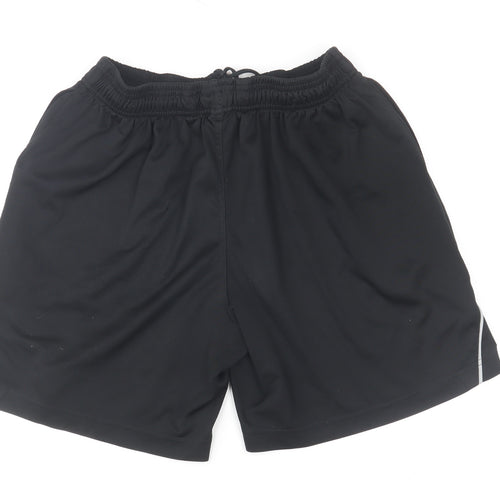 Le Coq Sportif Men's Black Athletic Shorts M Quick Dry Sportswear