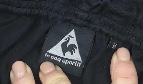 Le Coq Sportif Men's Black Athletic Shorts M Quick Dry Sportswear