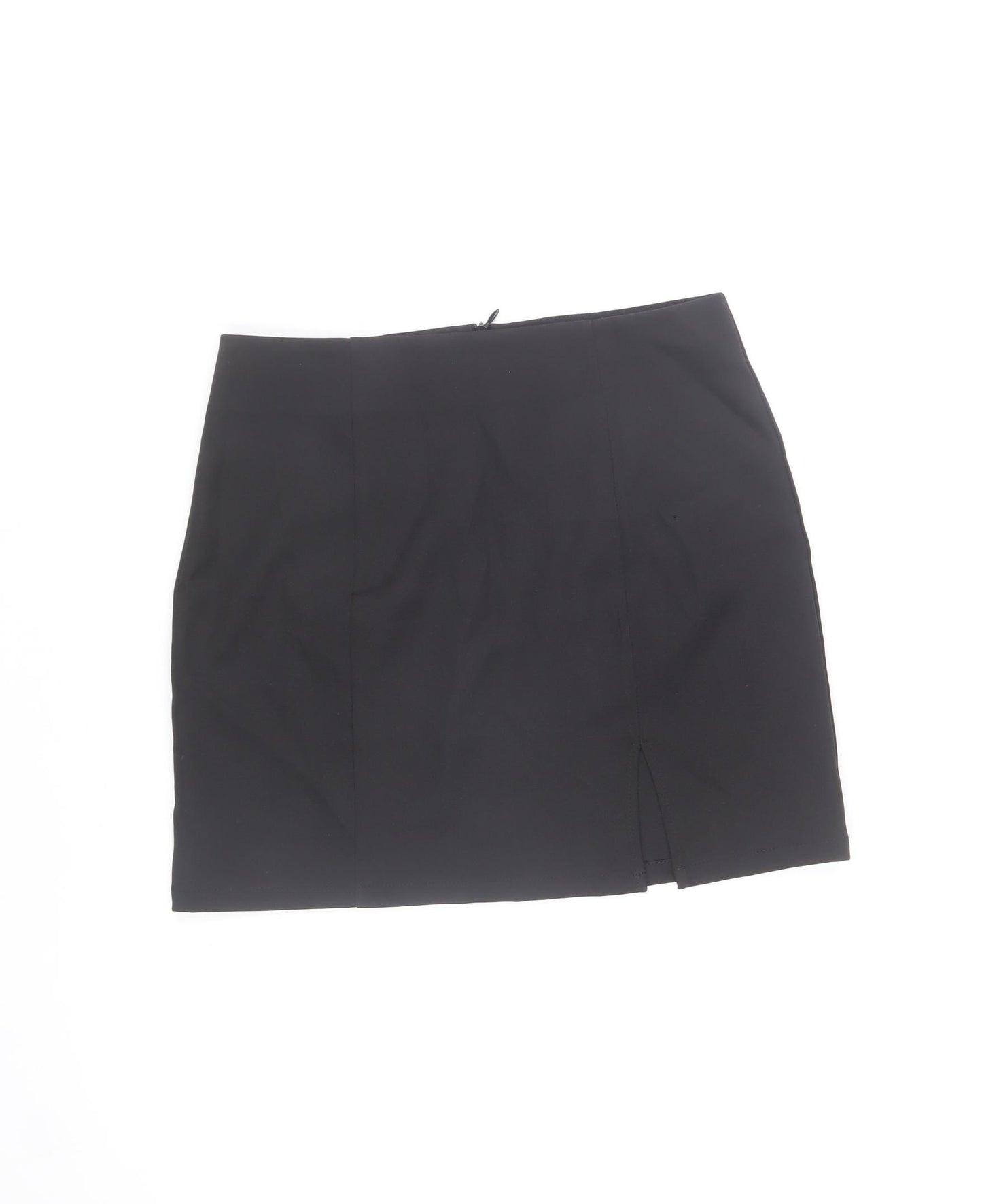 Saint Genies Womens Black Size 6 High Rise Stretch Pencil Skirt