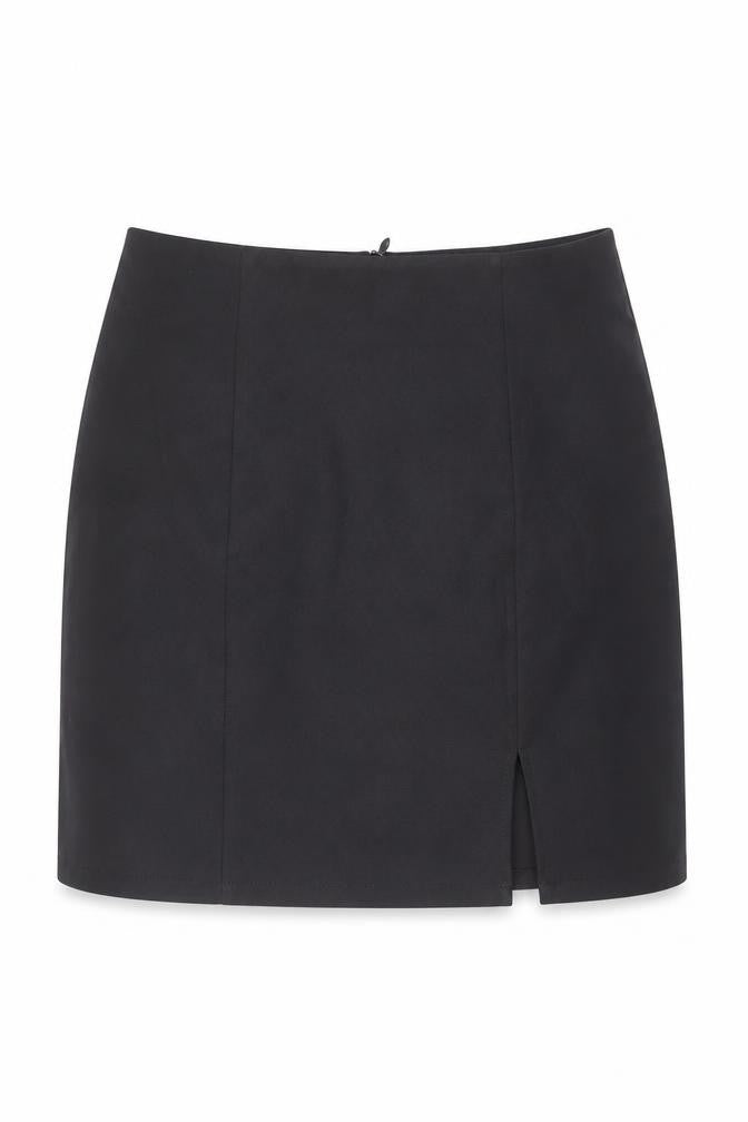 Saint Genies Womens Black Size 6 High Rise Stretch Pencil Skirt