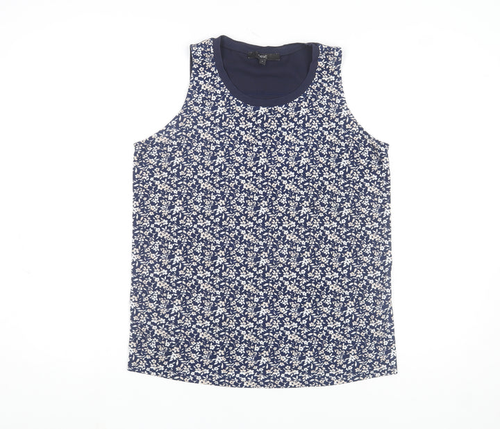 Next Women’s Blue Floral Sleeveless Tank Top Size 8