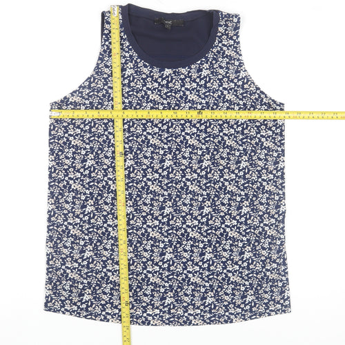 Next Women’s Blue Floral Sleeveless Tank Top Size 8