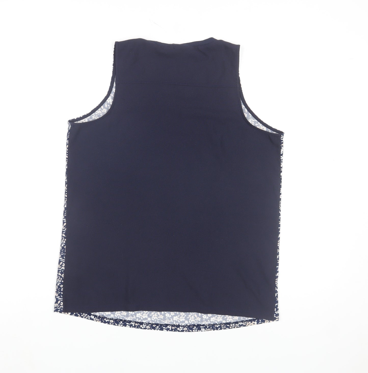 Next Women’s Blue Floral Sleeveless Tank Top Size 8