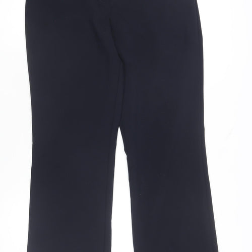 Dunnes Womens Black Size 10 Straight Leg Dress Pants