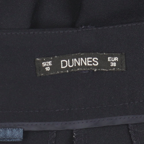 Dunnes Womens Black Size 10 Straight Leg Dress Pants