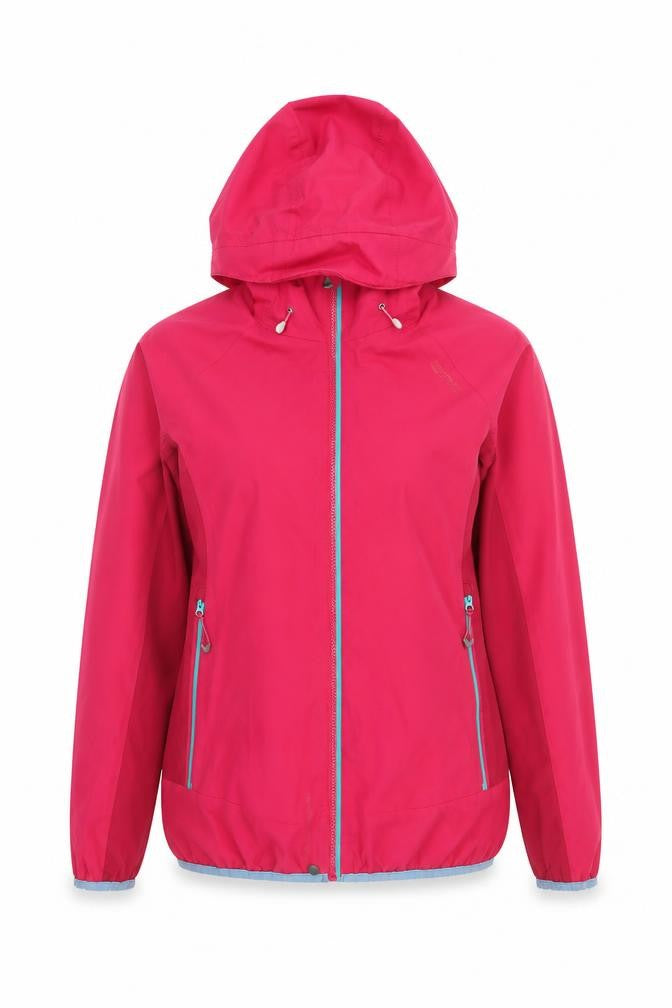Regatta Womens Pink Waterproof Hooded Rain Jacket Size 10