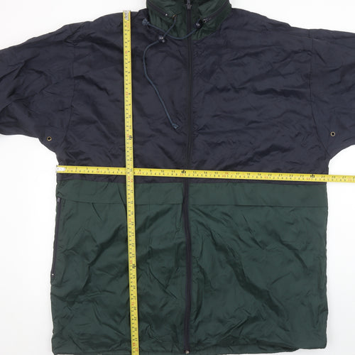 New Territories Men's Green XL Windbreaker Jacket Lightweight Outdoor Style