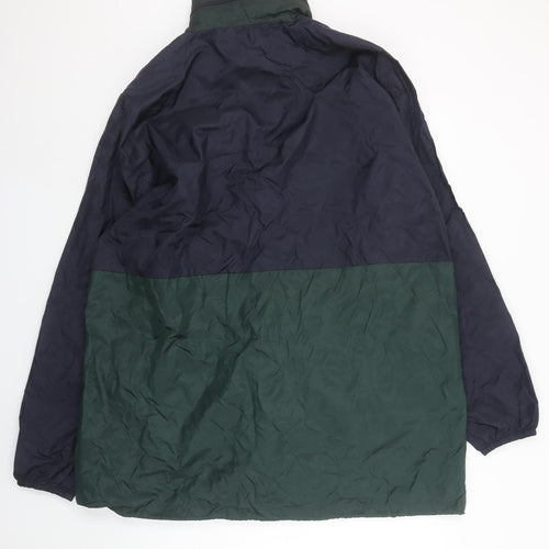 New Territories Men's Green XL Windbreaker Jacket Lightweight Outdoor Style