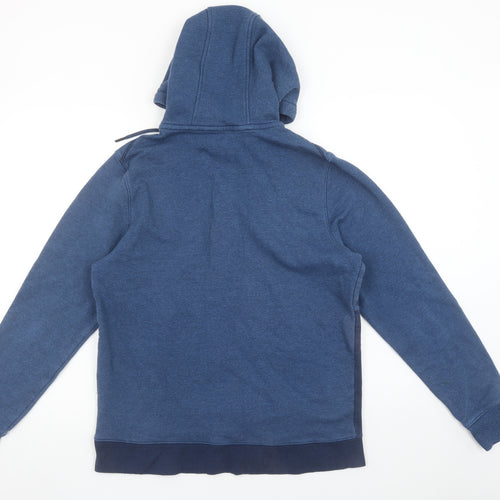 Under Armour Men Blue M ColdGear 1/4 Zip Pullover Hoodie