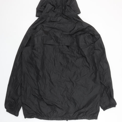 Regatta Men’s Black Waterproof Hooded Rain Jacket M UK 40” Outdoor