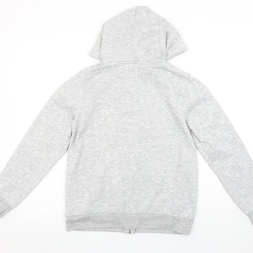 Papaya Women’s Grey Full Zip Hoodie Small Polyester Blend