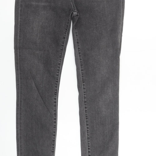 AllSaints Women's Grey Skinny Stretch Jeans Size 12 Grace