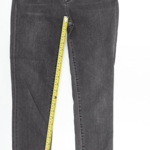 AllSaints Women's Grey Skinny Stretch Jeans Size 12 Grace