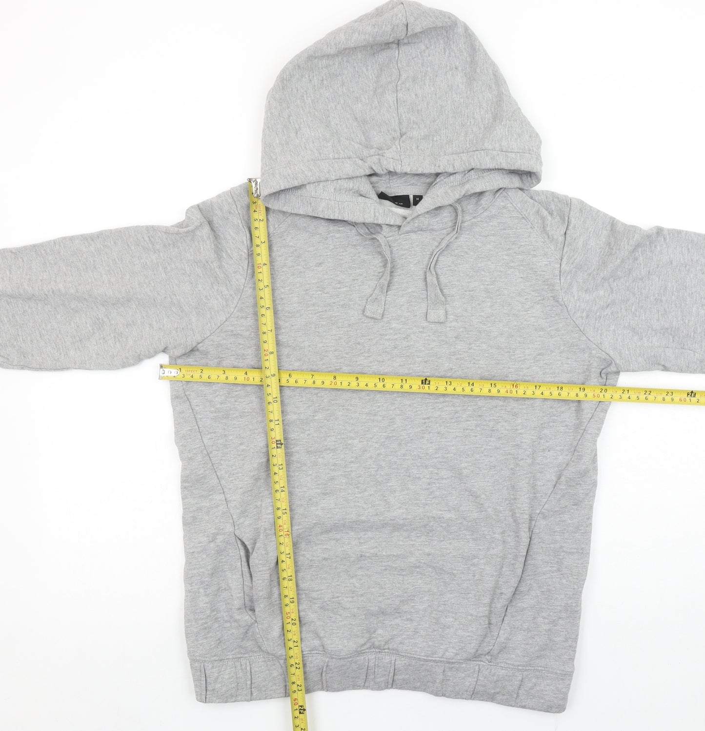 Next Women Grey Size 14 Pullover Hoodie Cotton Blend