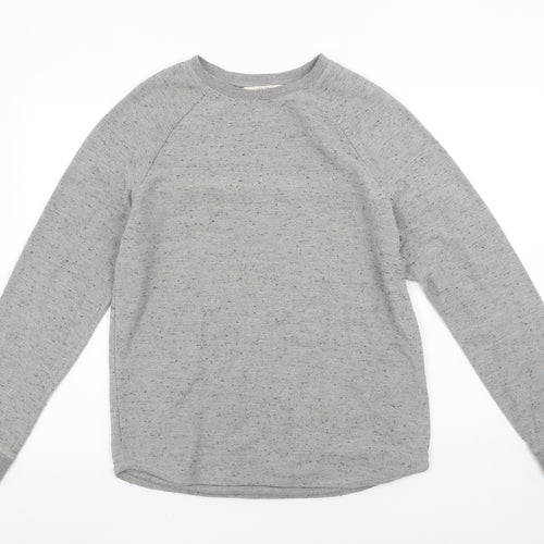 H&M L.O.G.G. Men's Grey Crew Neck Long Sleeve Sweatshirt Size M
